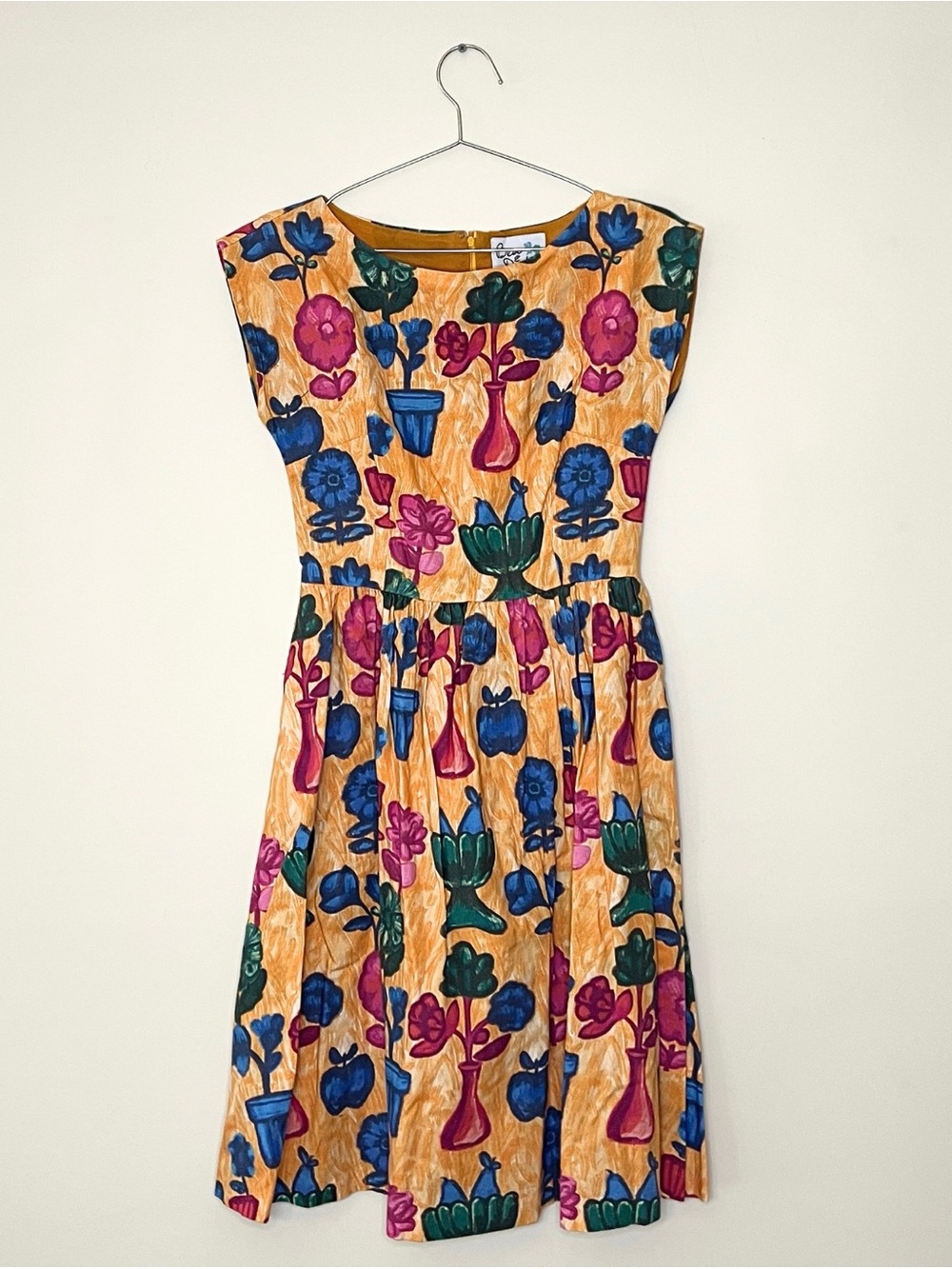 🎨 Bea & Dot by ModCloth Floral Vase Print Dress 🌷